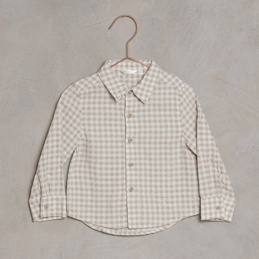 •SOLD• Noralee Harrison Button Down- Dove Check Size 8